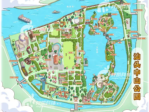 赤峰景区手绘地图智慧导览系统给景区带来的收益