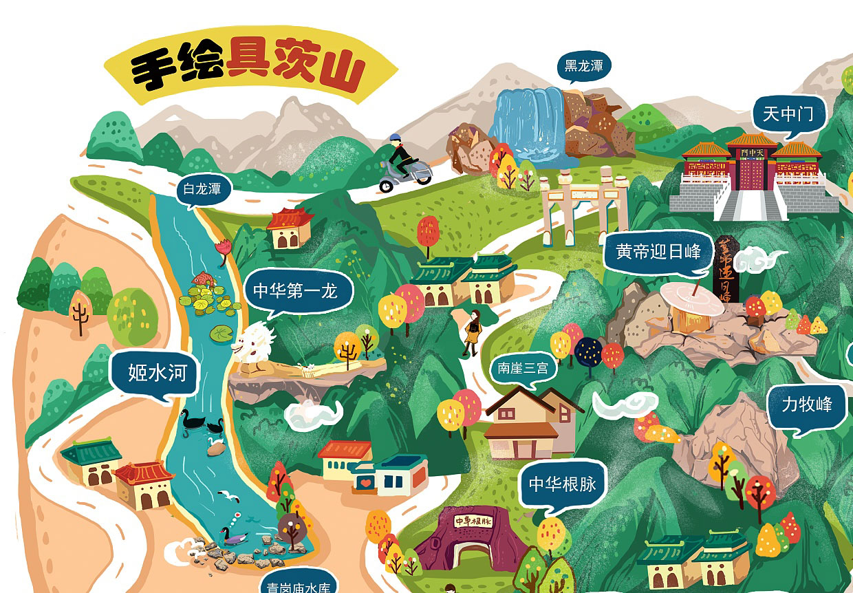 赤峰手绘地图在文化旅游中的创新应用 ？